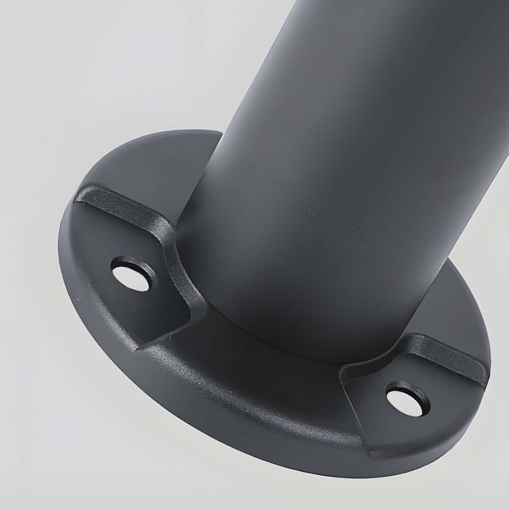 contemporary outdoor path lighting sleek black solar led lawn light