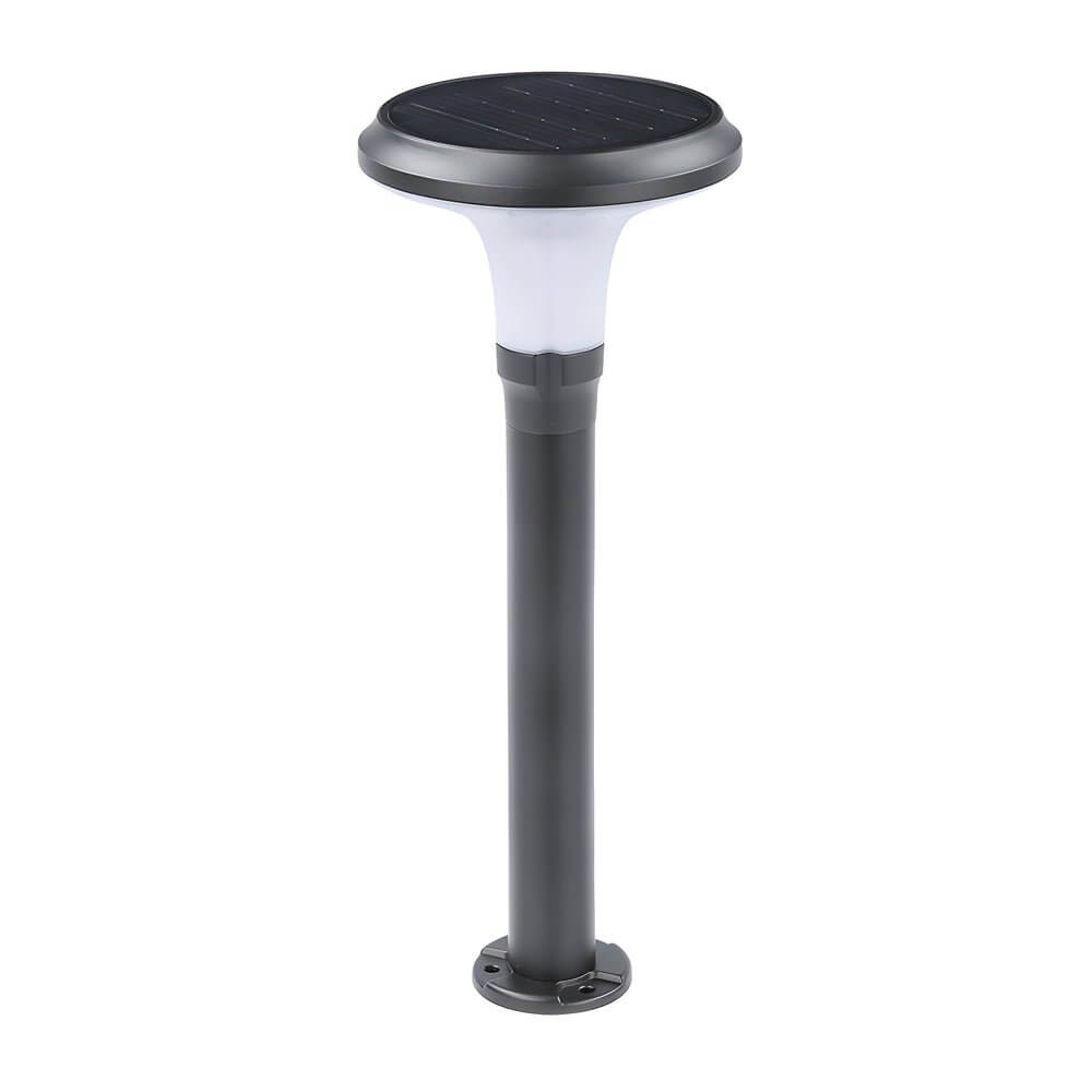 contemporary outdoor path lighting sleek black solar led lawn light