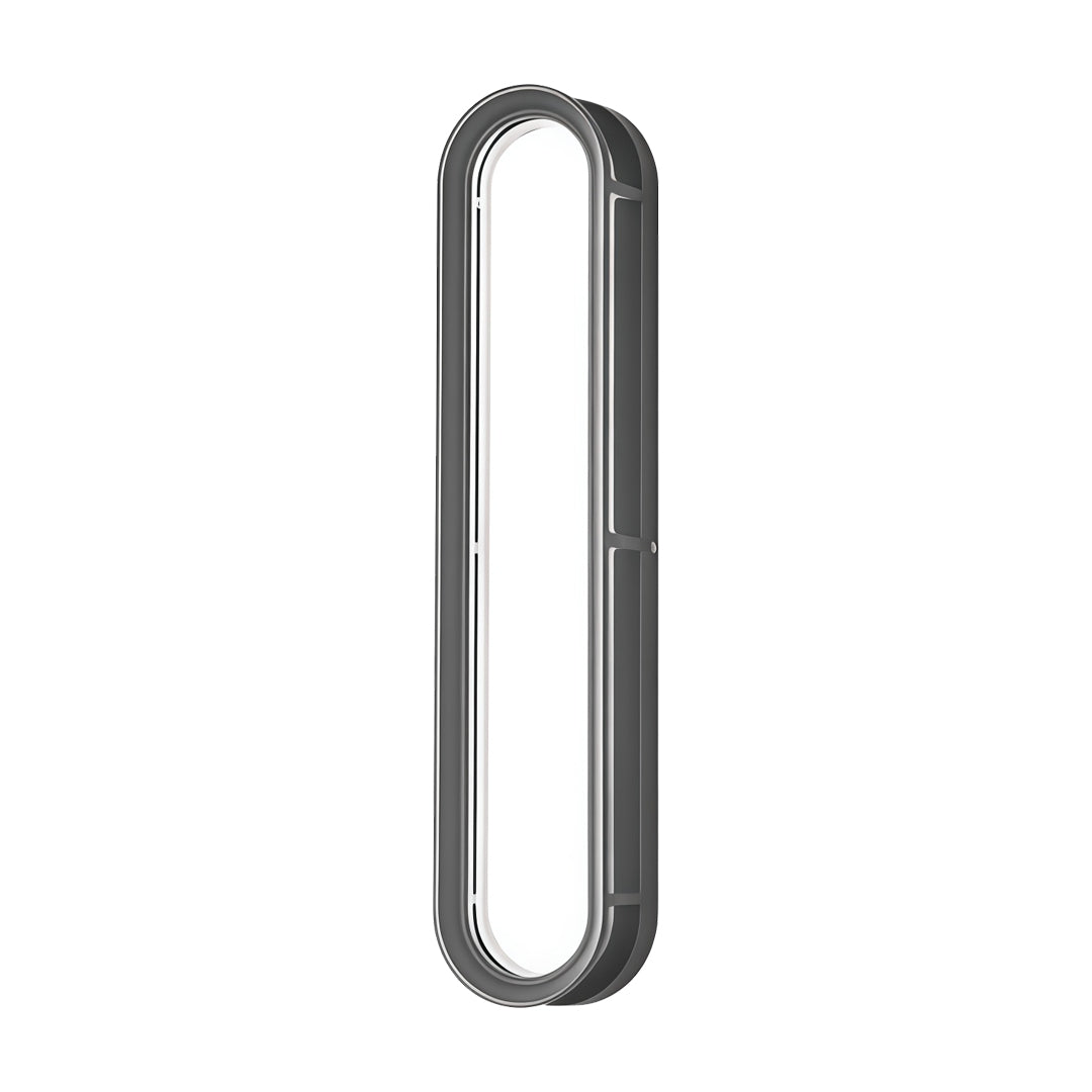 Linear Outdoor Wall Sconce — Die-Cast Aluminum, LED, Oval or Rectangular, 3000K / 6000K, IP65 Weatherproof
