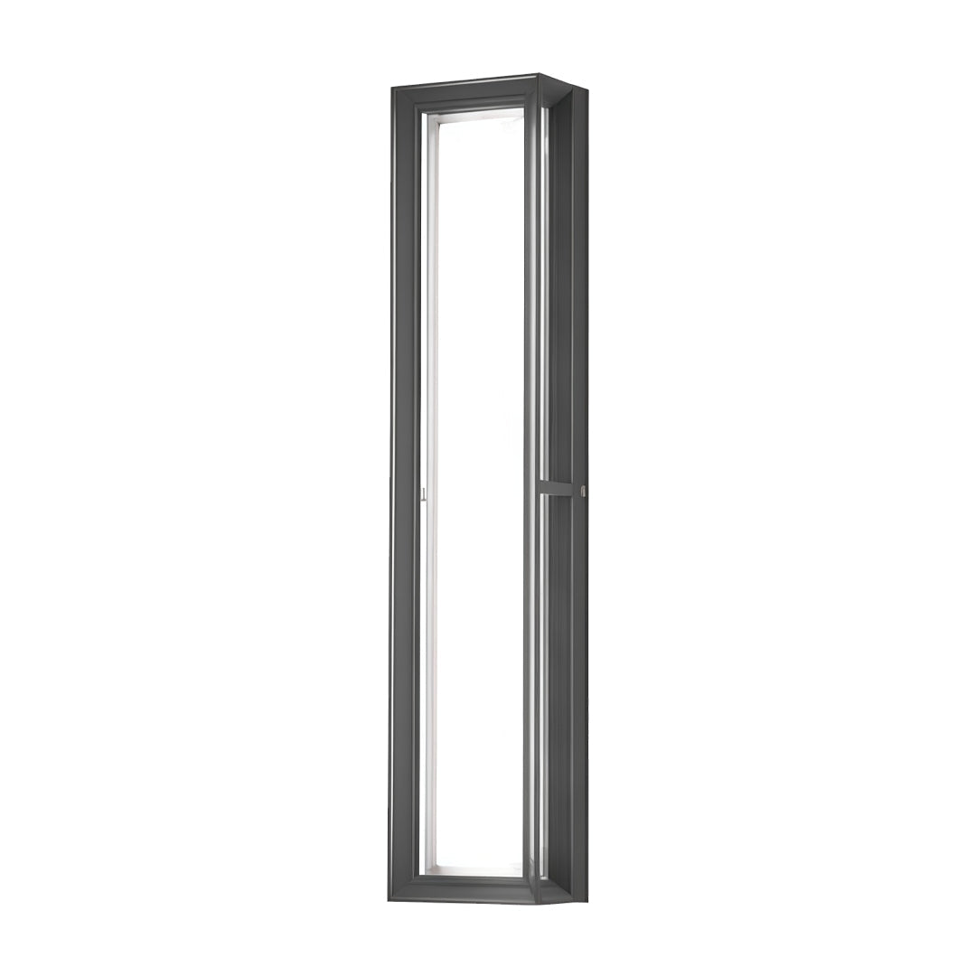 Linear Outdoor Wall Sconce — Die-Cast Aluminum, LED, Oval or Rectangular, 3000K / 6000K, IP65 Weatherproof