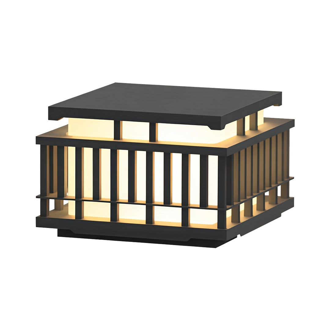 Stainless Steel Garden Pillar Light — LED, Solar / Hardwired, IP65, Four Sizes