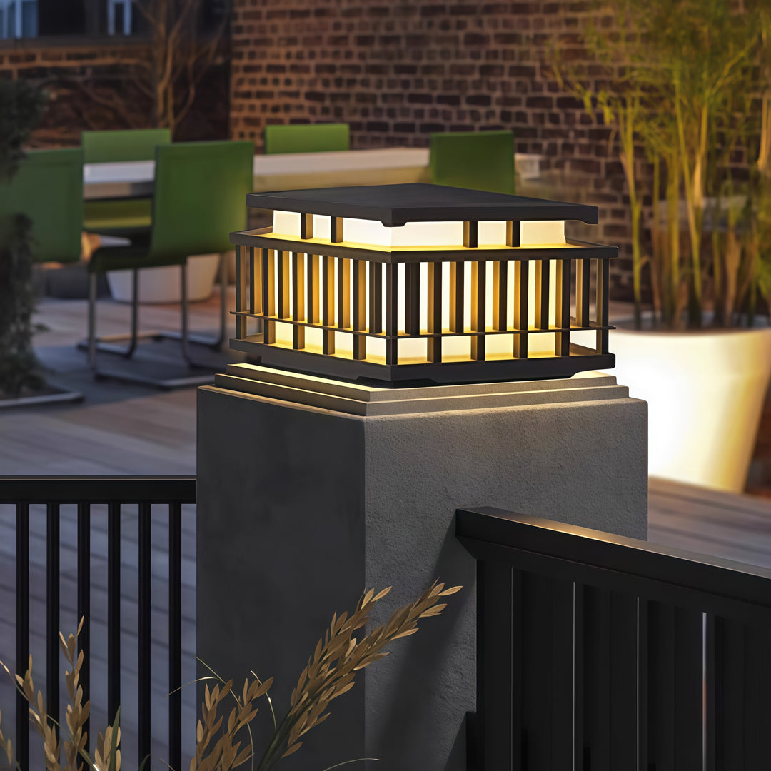 Stainless Steel Garden Pillar Light — LED, Solar / Hardwired, IP65, Four Sizes