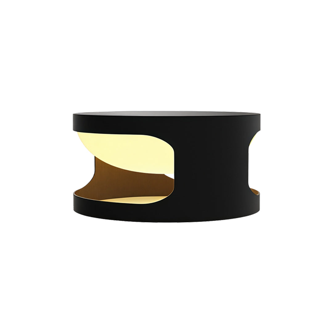 Round Outdoor Pillar-Top Light — Stainless Steel & Acrylic, LED, IP65, Solar or Hardwired, 3 Sizes