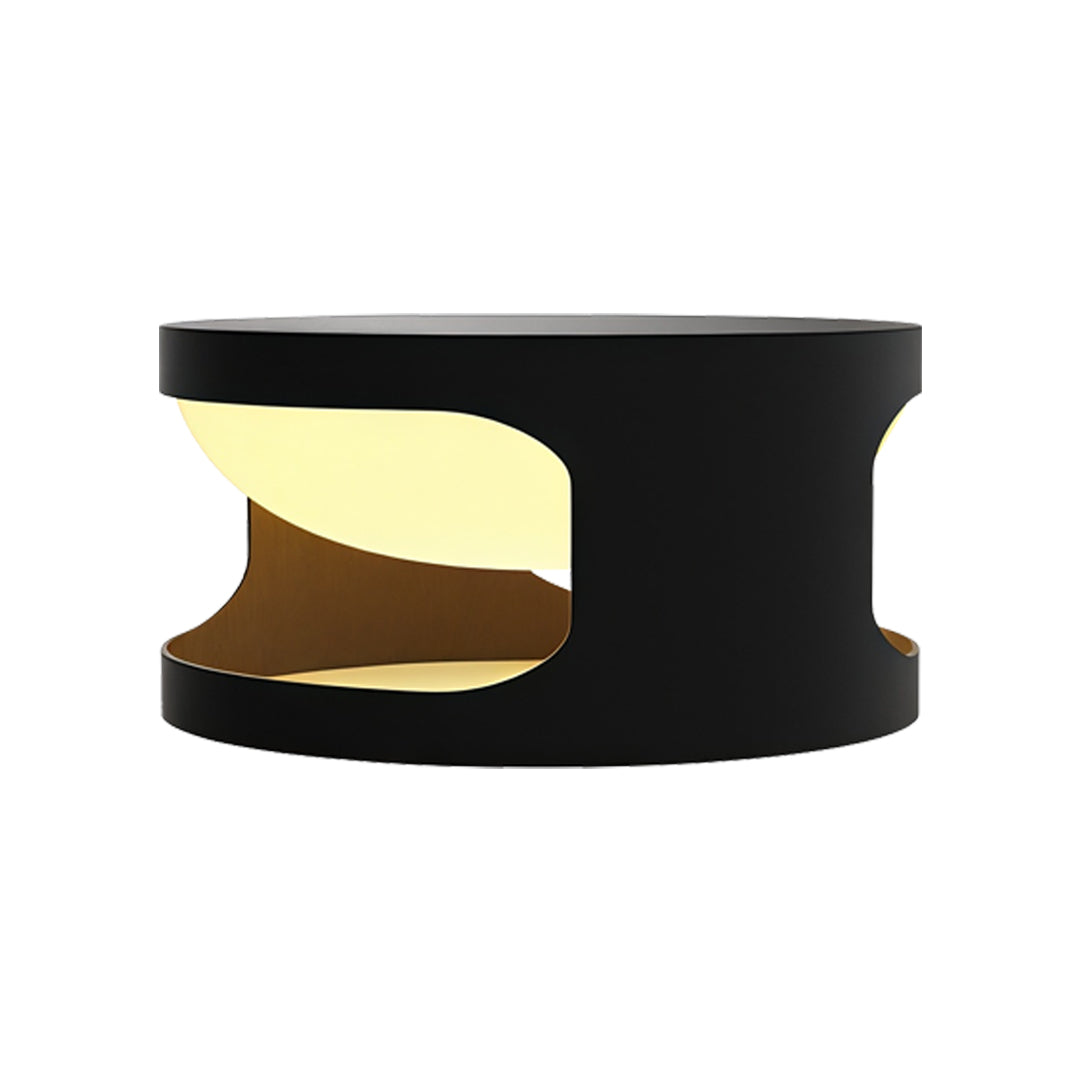 Round Outdoor Pillar-Top Light — Stainless Steel & Acrylic, LED, IP65, Solar or Hardwired, 3 Sizes