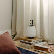 Mid-Century Style Portable Table Lamp with USB Charger Luxe