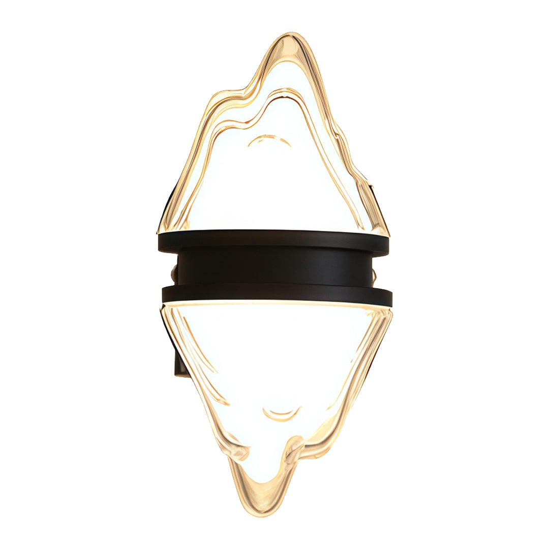 Modern Minimalist Outdoor Wall Sconce — Stainless Steel, Black, White Acrylic Shade, LED, IP65, 8W or 12W, Single or Double Head