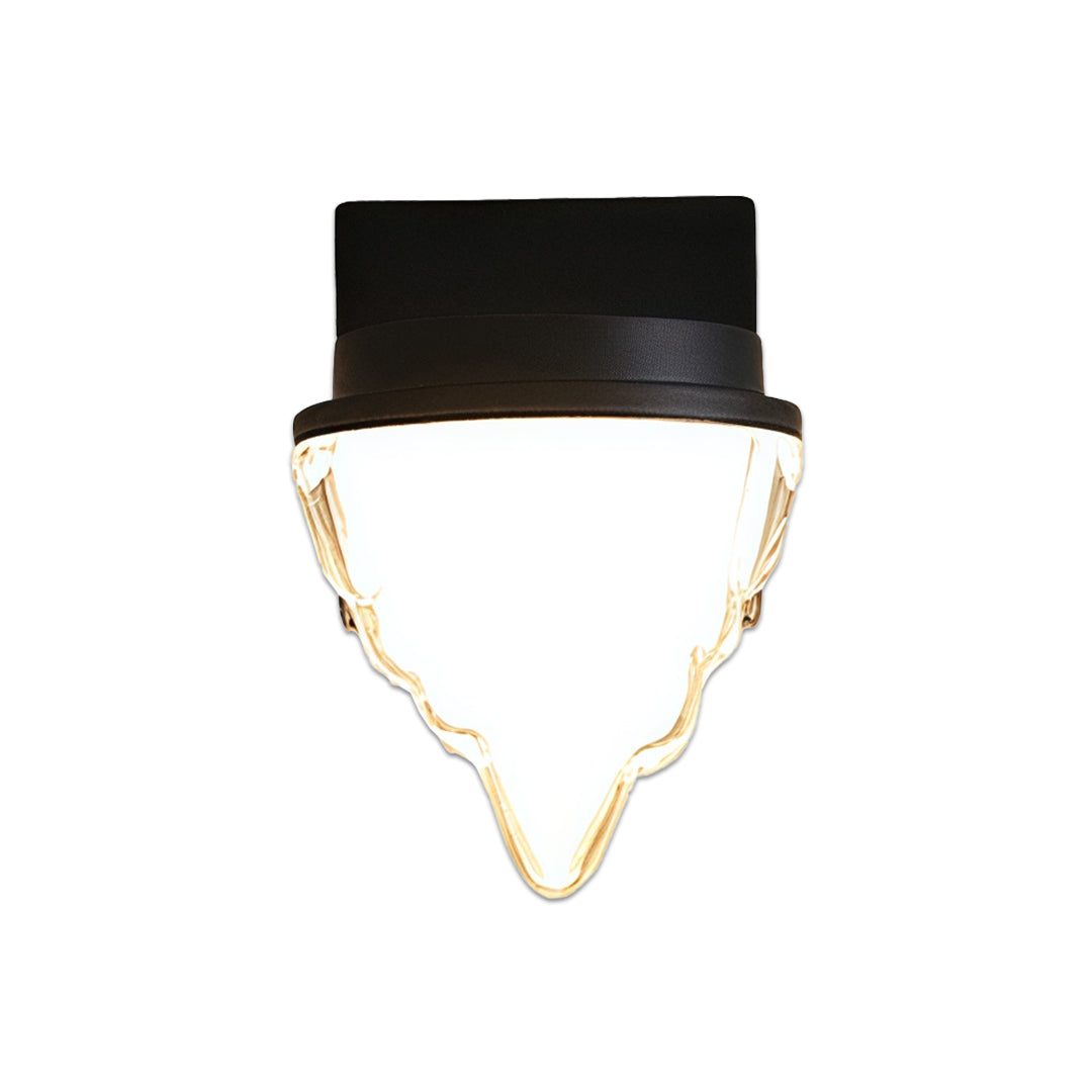 Modern Minimalist Outdoor Wall Sconce — Stainless Steel, Black, White Acrylic Shade, LED, IP65, 8W or 12W, Single or Double Head