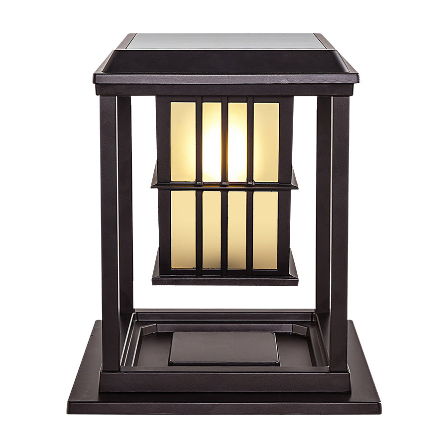 Modern Square Exterior Pillar Lights