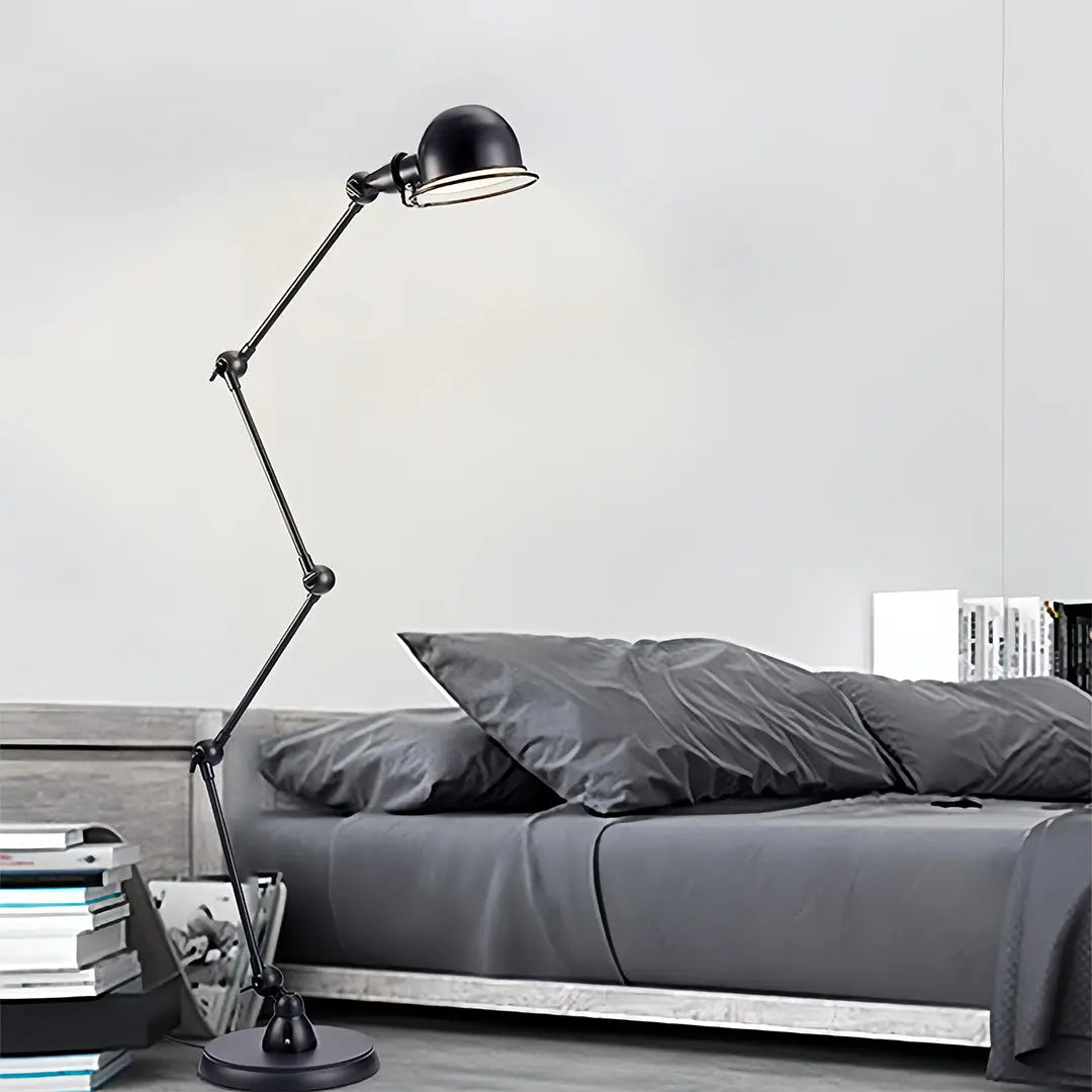Industrial Task Standing Lamp: Reading Floor Lamps for Your Living Room Luxe
