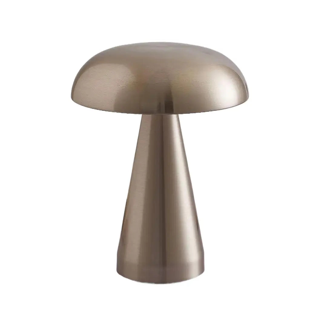 Creative Dimmable Retro Metal Mushroom Table Lamp - Iron Design Luxe