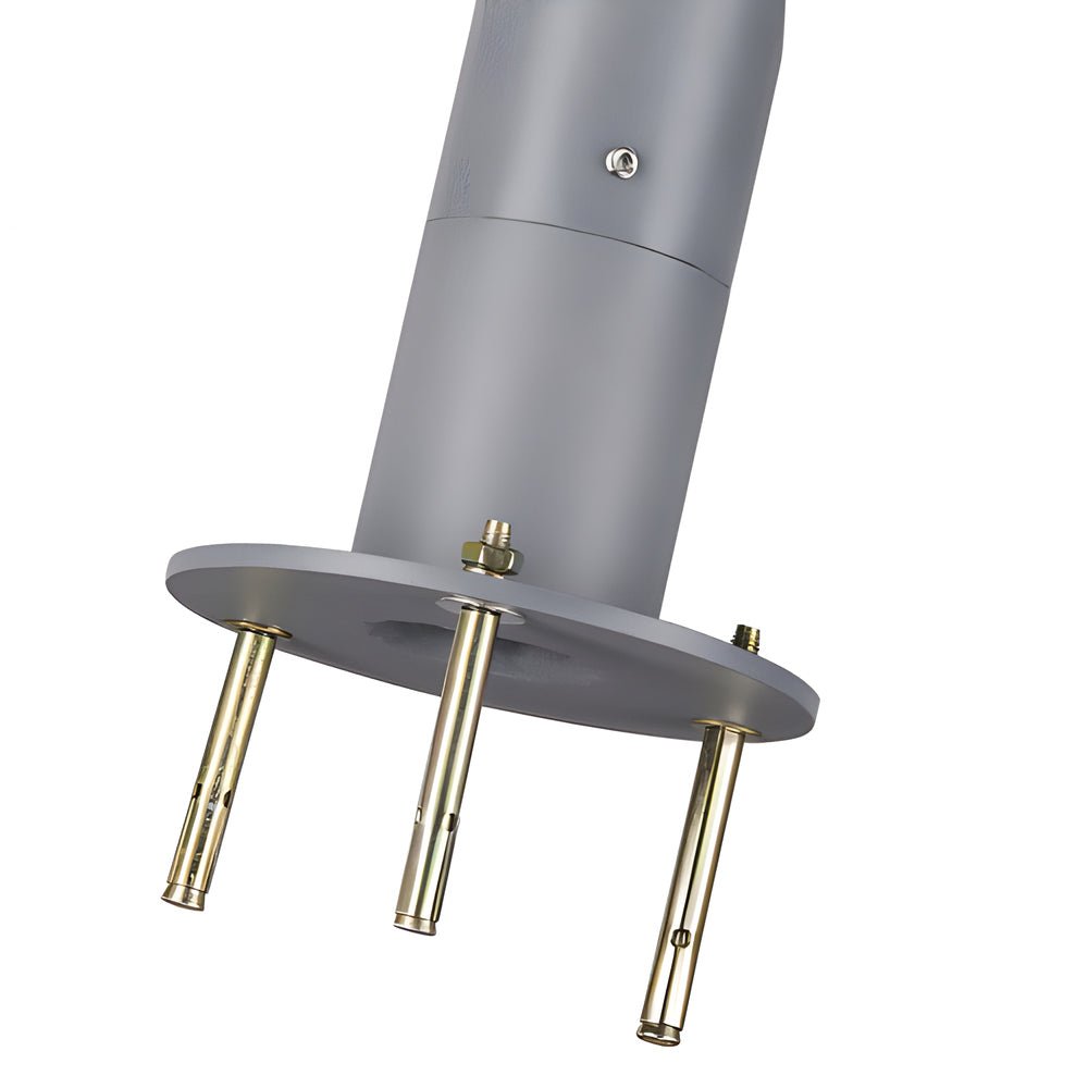 contemporary round dual motion sensor led solar post lights outdoor pillar lamp