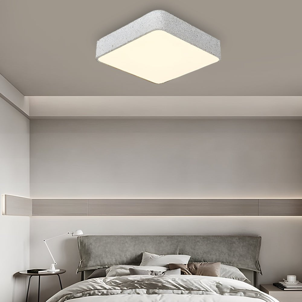 contemporary roundsquare led flush mount ceiling light