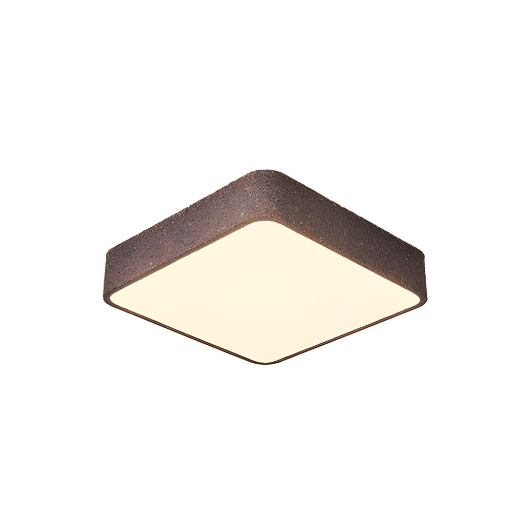 contemporary roundsquare led flush mount ceiling light