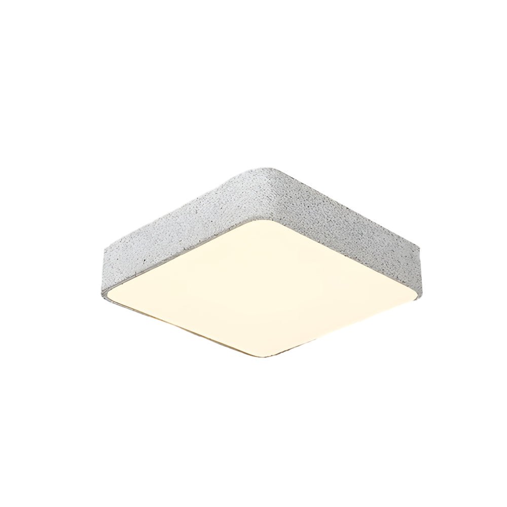 contemporary roundsquare led flush mount ceiling light