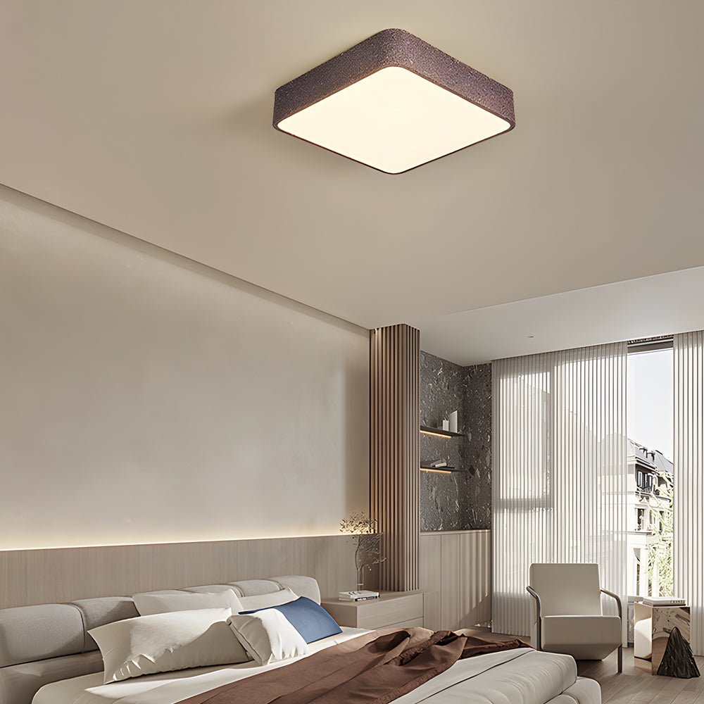 contemporary roundsquare led flush mount ceiling light