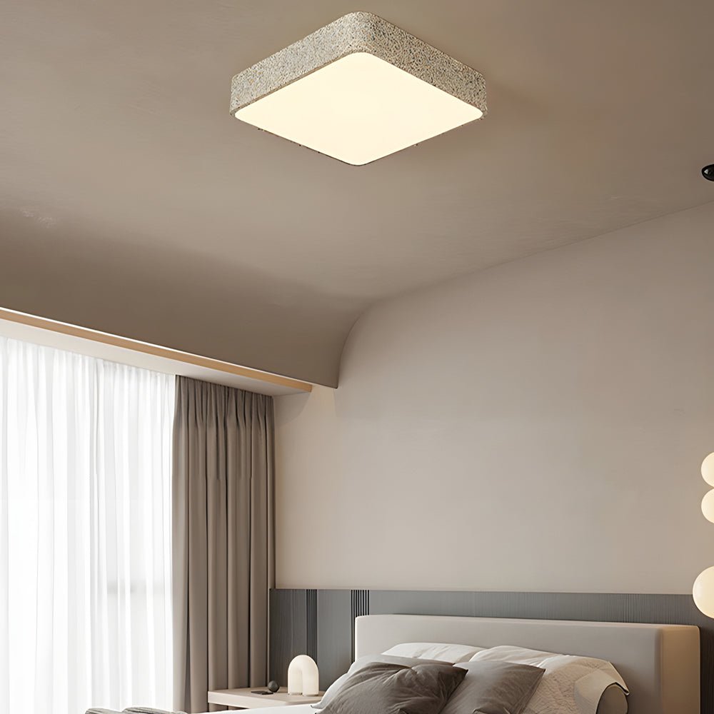 contemporary roundsquare led flush mount ceiling light
