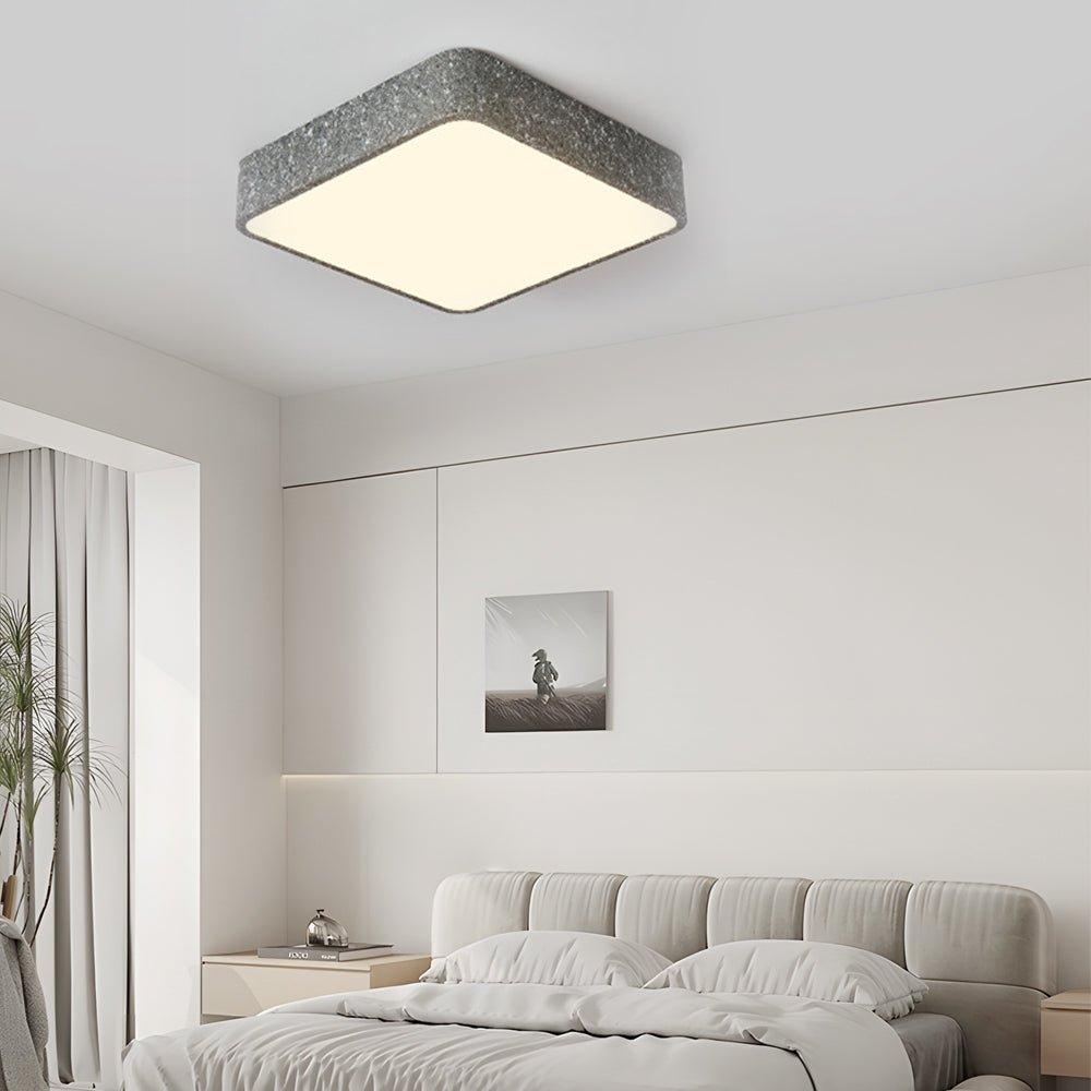 contemporary roundsquare led flush mount ceiling light
