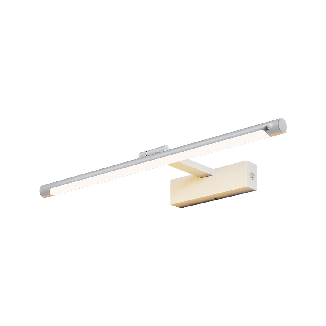 Minimalist Linear Vanity Light Bar — Iron and Acrylic, LED 4000K, Motion Sensor, 3-Mode, 16" / 24" / 32"