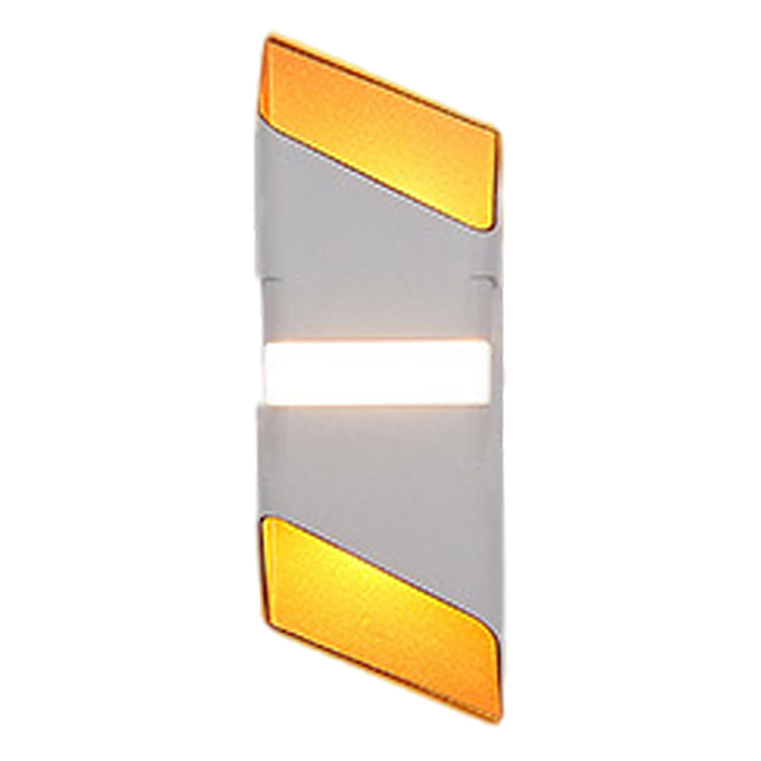 Outdoor Wall Lights with Square Tube Design for Up and Down Illumination