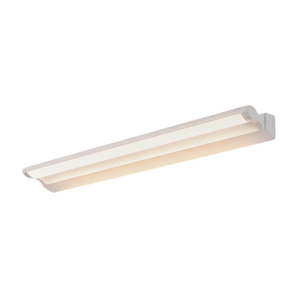 contemporary wall mounted linear led vanity light for bathrooms