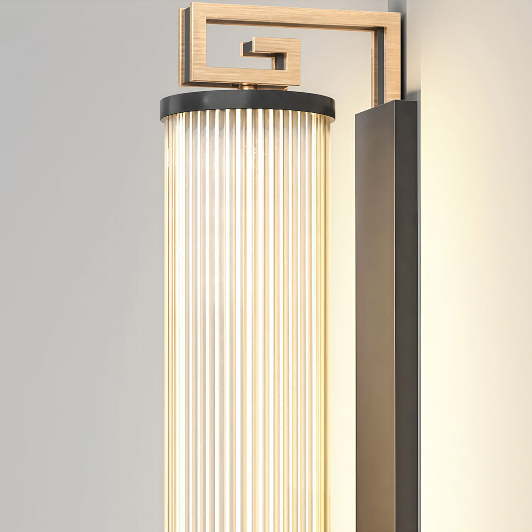 Modern Outdoor Linear Wall Light — Stainless Steel, White Acrylic, 3000K, IP65, 15W / 30W, Hardwired