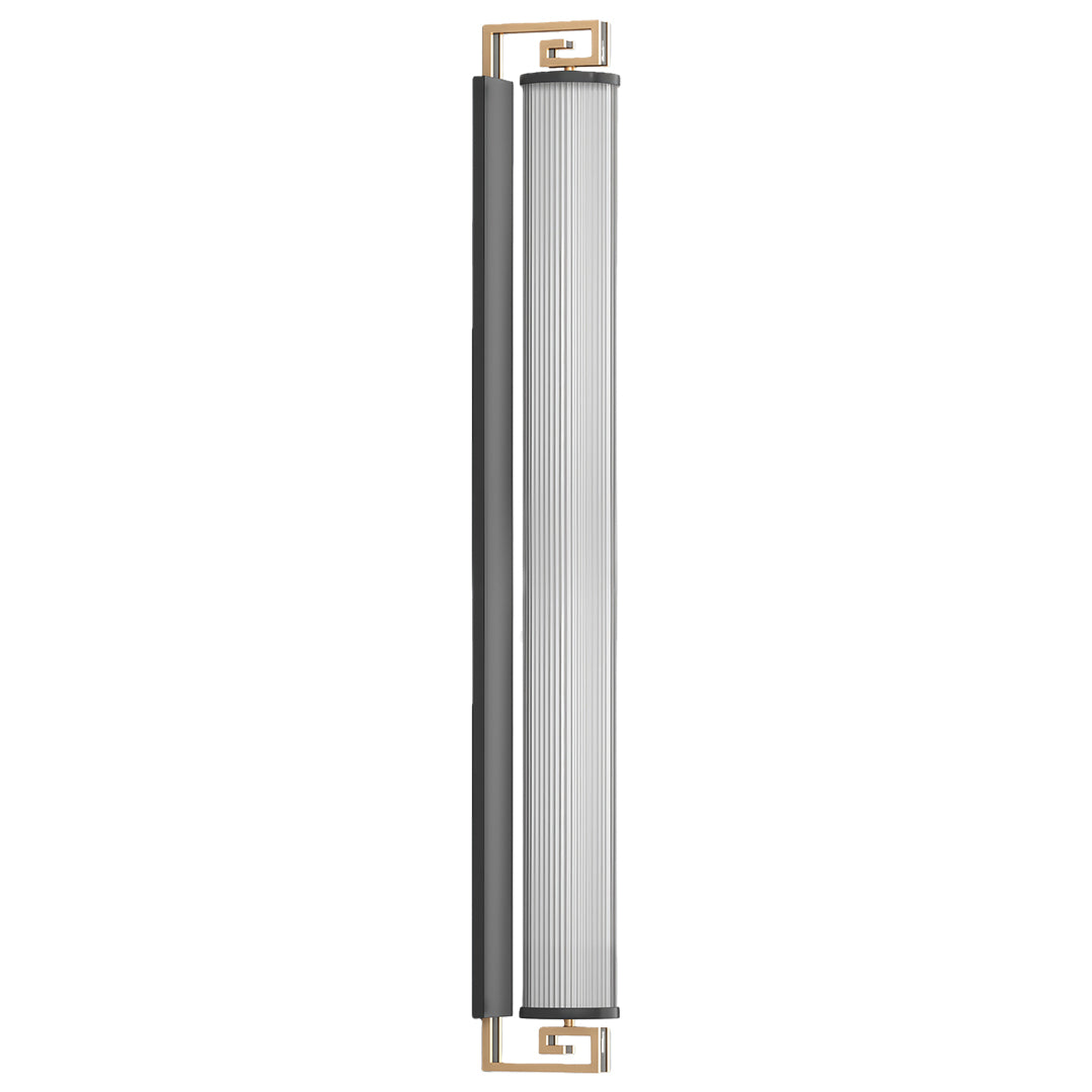 Modern Outdoor Linear Wall Light — Stainless Steel, White Acrylic, 3000K, IP65, 15W / 30W, Hardwired