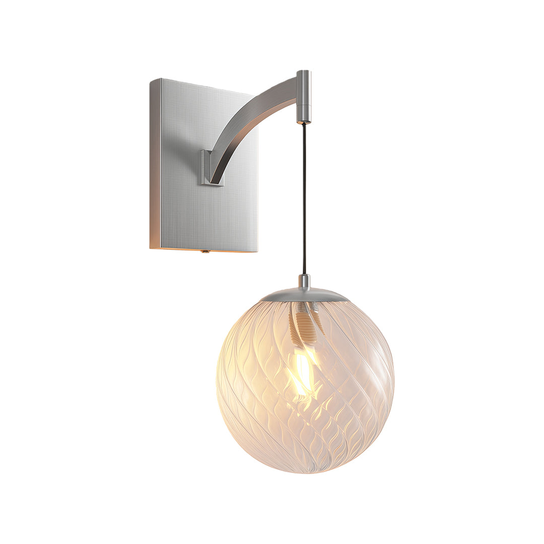 Modern Minimalist Glass Ball Lamp - Wall Mounted Pendant Light