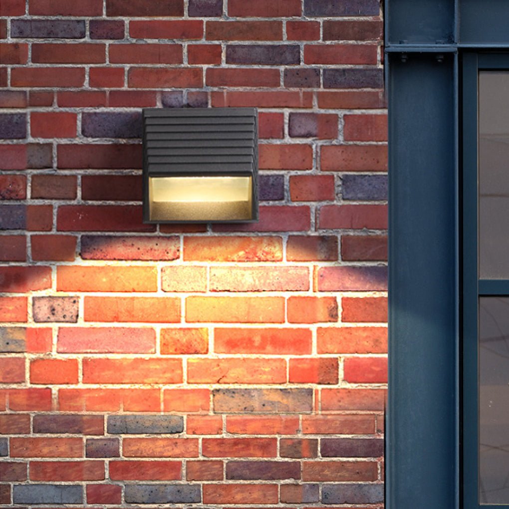 contemporary waterproof led wall light for outdoor use ideal for villas gardens balconies and stairs