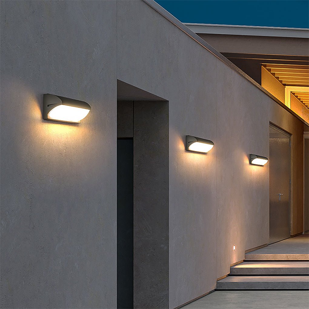 contemporary waterproof led wall light for outdoor villas courtyards and balconies