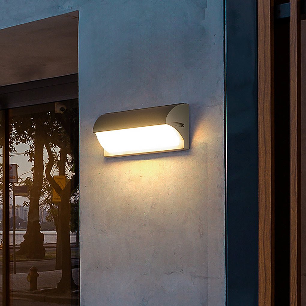 contemporary waterproof led wall light for outdoor villas courtyards and balconies