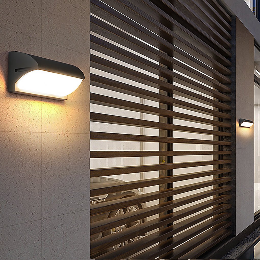 contemporary waterproof led wall light for outdoor villas courtyards and balconies