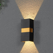 contemporary waterproof led wall light for villa balcony and aisle outdoor lighting
