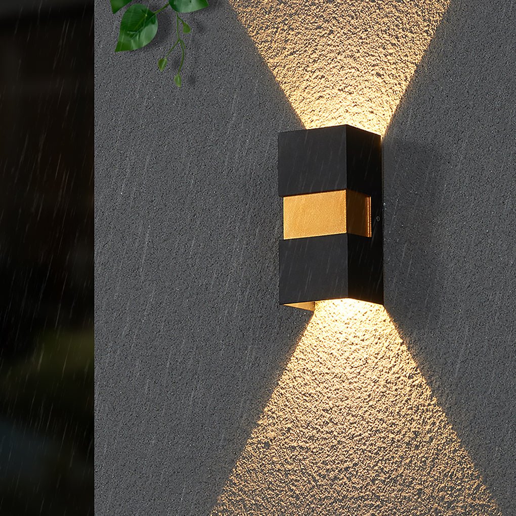 contemporary waterproof led wall light for villa balcony and aisle outdoor lighting