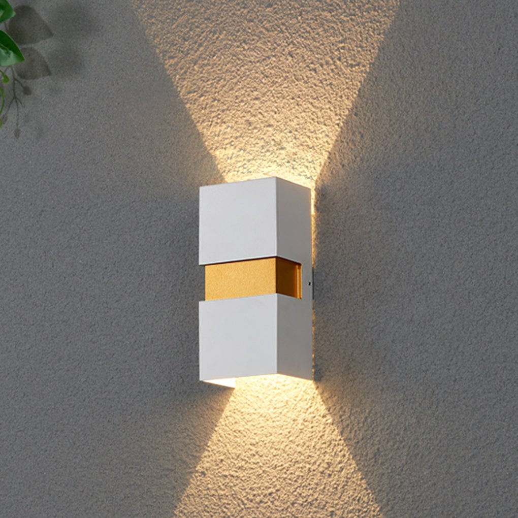 contemporary waterproof led wall light for villa balcony and aisle outdoor lighting