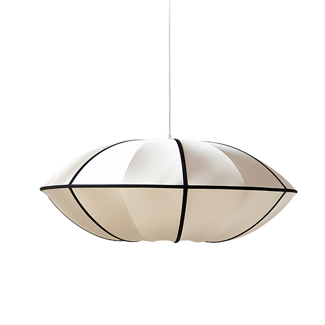 Vintage Lantern Pendant — Fabric Shade, E27, 5W LED 4000K, 30cm / 40cm / 50cm