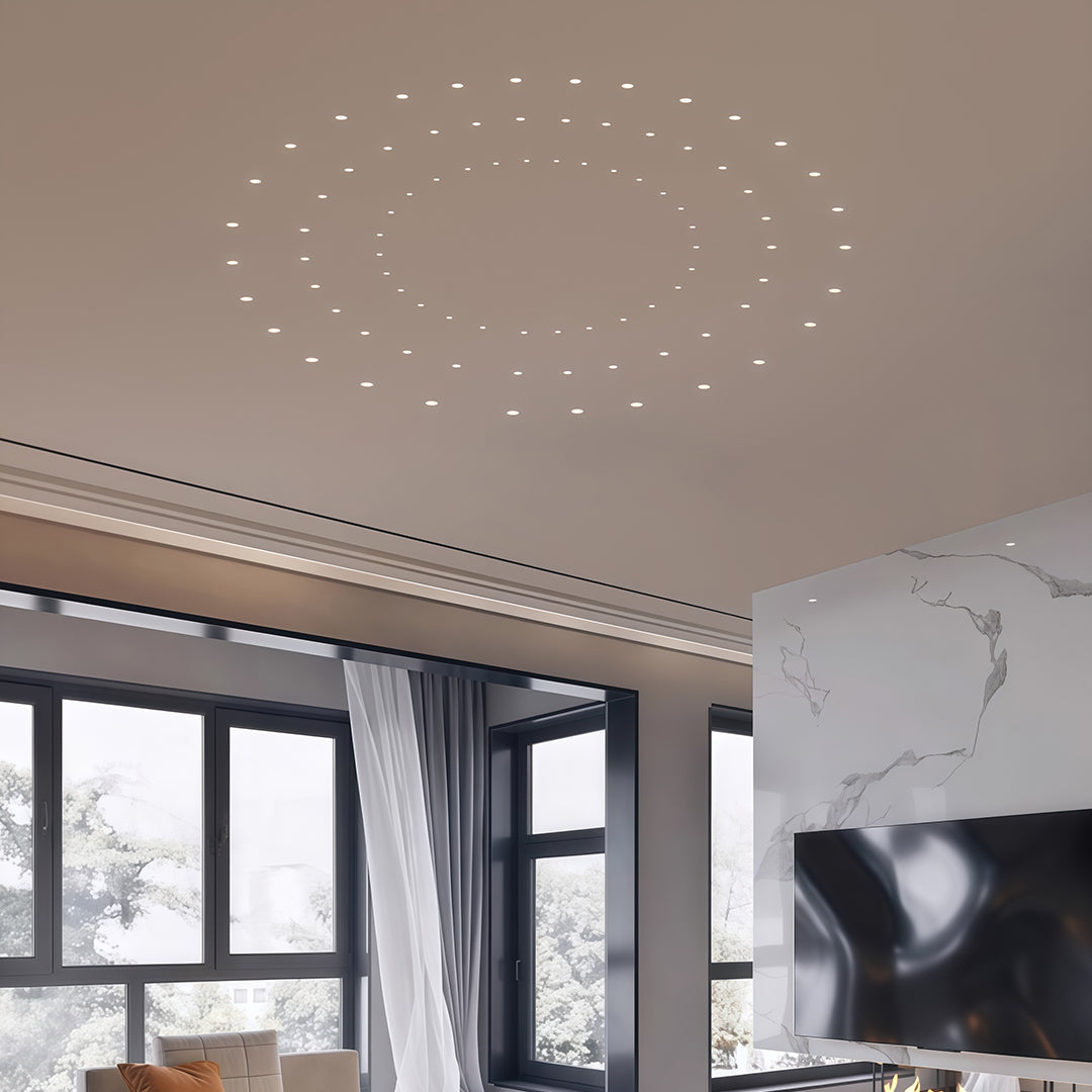 Arc-Shaped Mini LED Recessed Spotlight — Aluminum, Deep Anti-Glare, 15° Beam, 6W–7W, 3000K / 4000K / 6000K