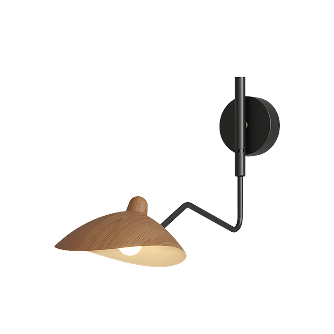 Vintage Swing-Arm Wall Sconce — Iron, E27 LED, 3-Step Dimming, 360° Rotatable, 1- or 2-Light, 4 Sizes