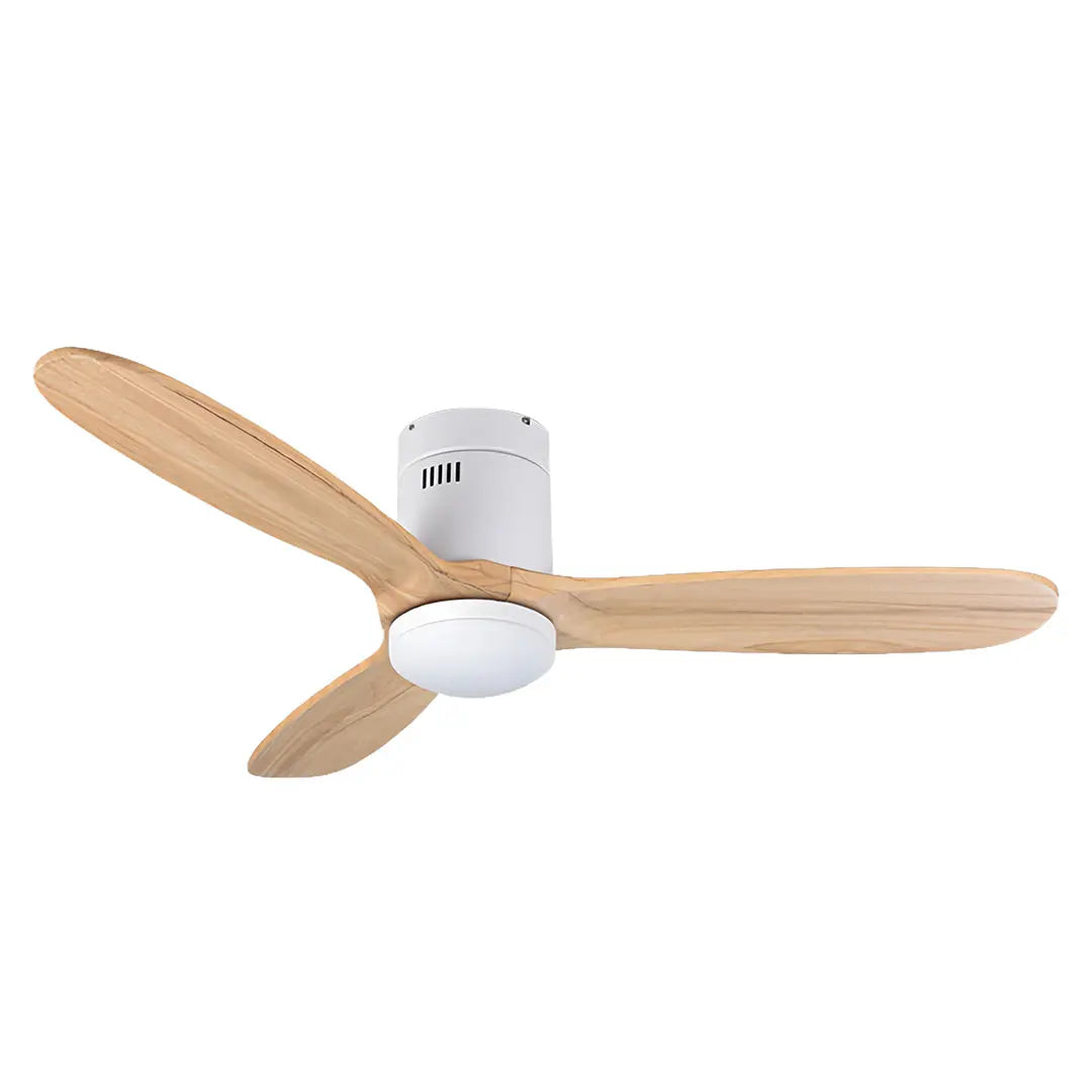 3-Blade Ceiling Fan with Light and Remote Control - Quiet DC Motor Design Luxe
