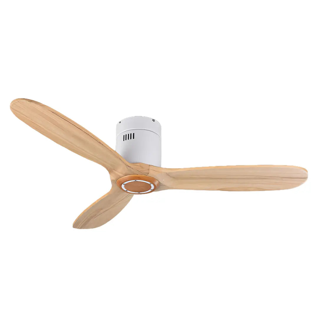 3-Blade Ceiling Fan with Light and Remote Control - Quiet DC Motor Design Luxe