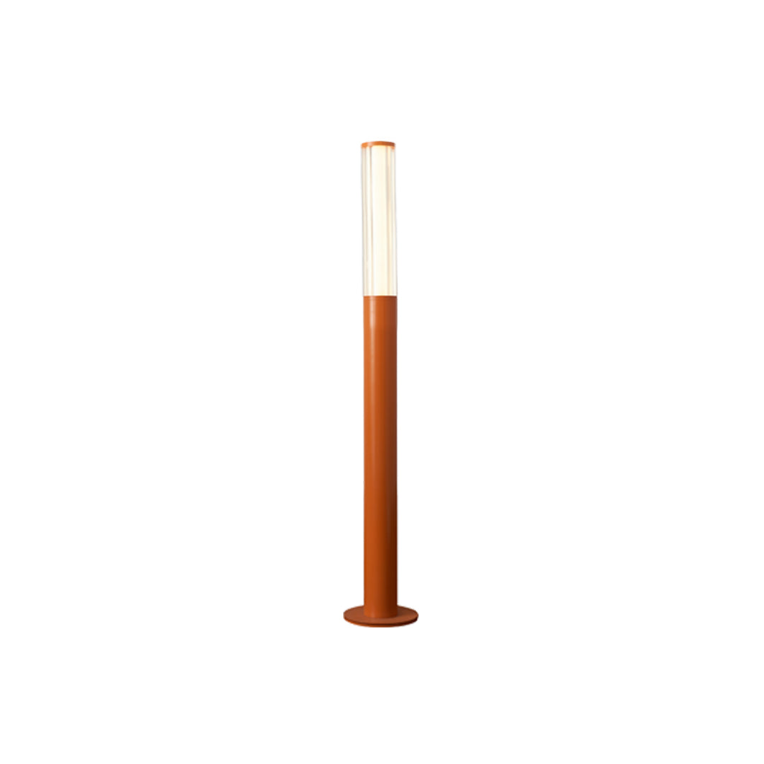 Minimalist LED Bollard Garden Light — Aluminum, High-Transparency Glass, IP65, Ra90, 4 Heights