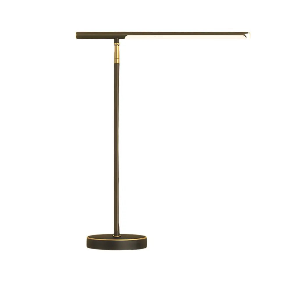 Adjustable Angle Copper and Brass LED Desk Lamp for Home Office Lighting Luxe