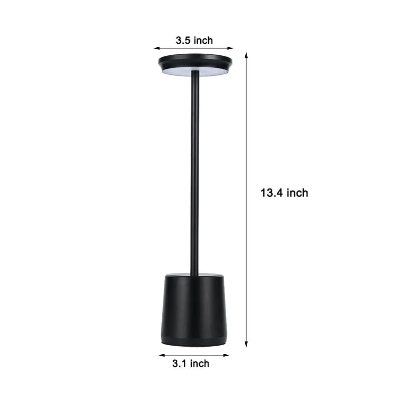 Rechargeable LED Cordless Table Lamp with Ambient Lighting Luxe