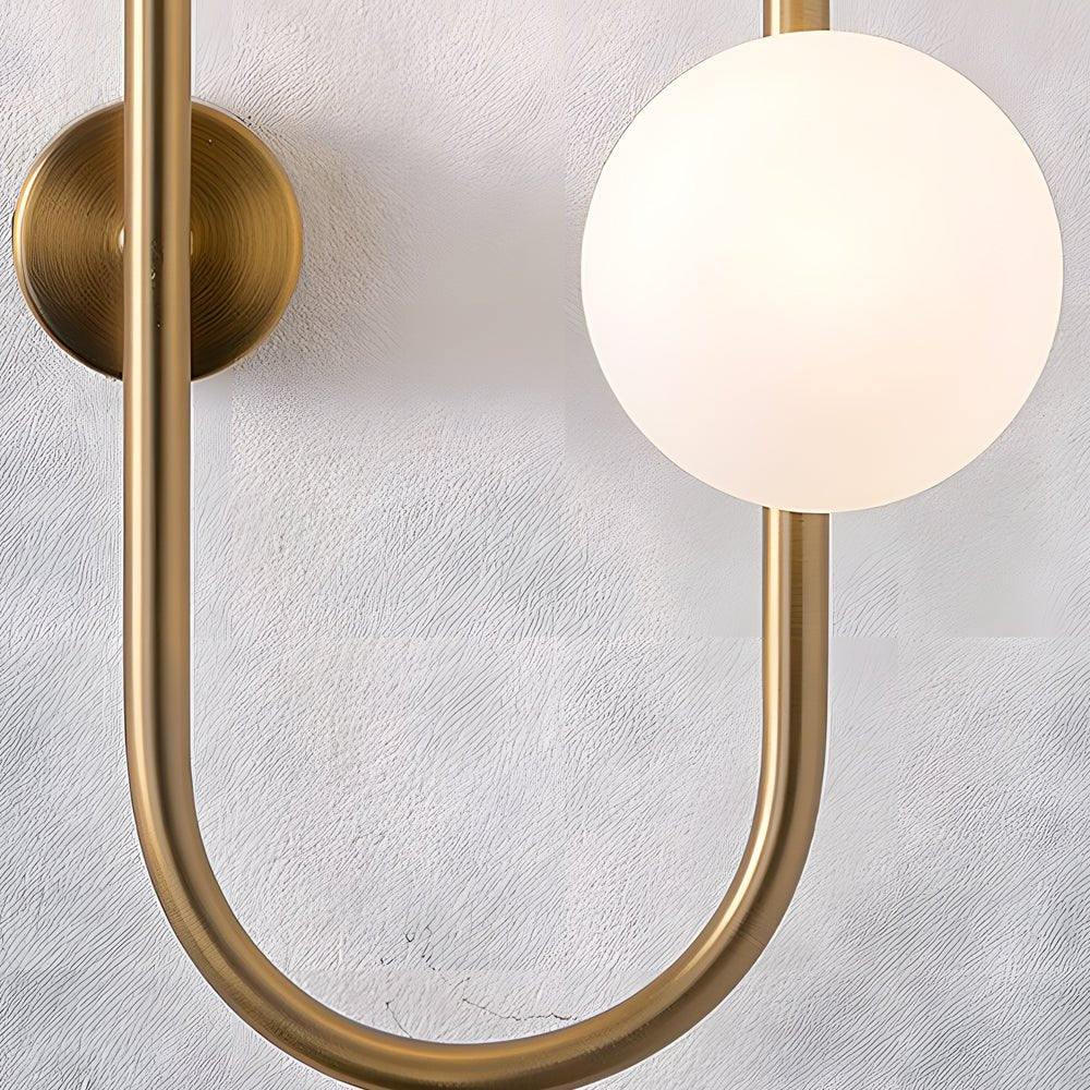 Postmodern 4-Bubble Glass Ball Wall Sconce — Iron and Glass, G9 LED, Black or Gold
