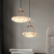 Modern Acrylic Pendant Light — 3-Step Dimming LED, 3000K / 4500K / 6000K, 59.1" Adjustable Cord
