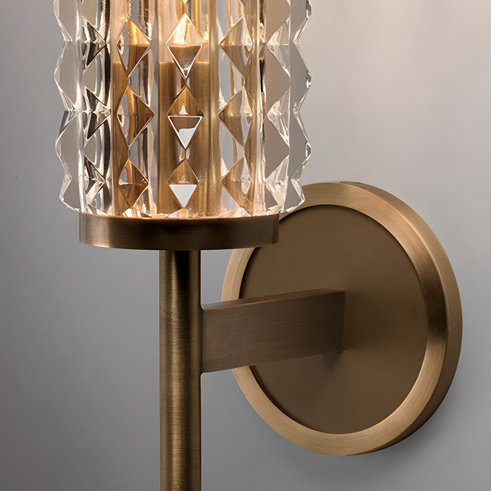 Retro-Modern Indoor Wall Sconce — Copper, E14 Hardwired, 3000K Warm White, 6.3" × 18.9"