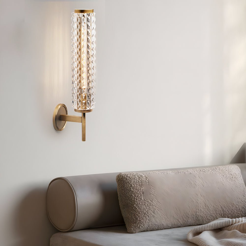 Retro-Modern Indoor Wall Sconce — Copper, E14 Hardwired, 3000K Warm White, 6.3" × 18.9"