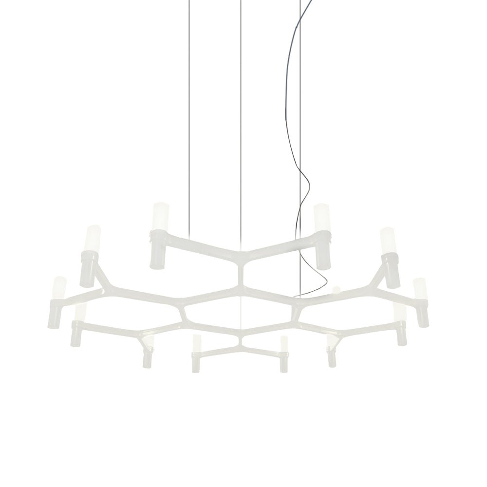 Geometric Multi-Layer Modern Chandelier — Aluminum, Frosted Glass, LED 3000K, up to 47.2", 1- to 5-Layer