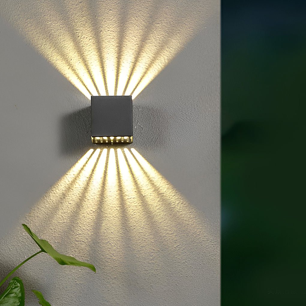 creative outdoor wall sconce lights up and down led wall lamps