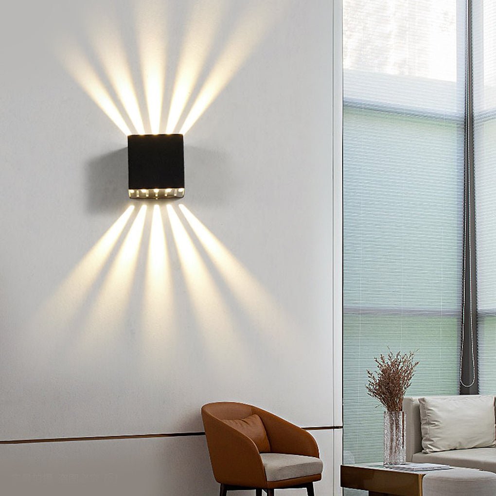 creative outdoor wall sconce lights up and down led wall lamps