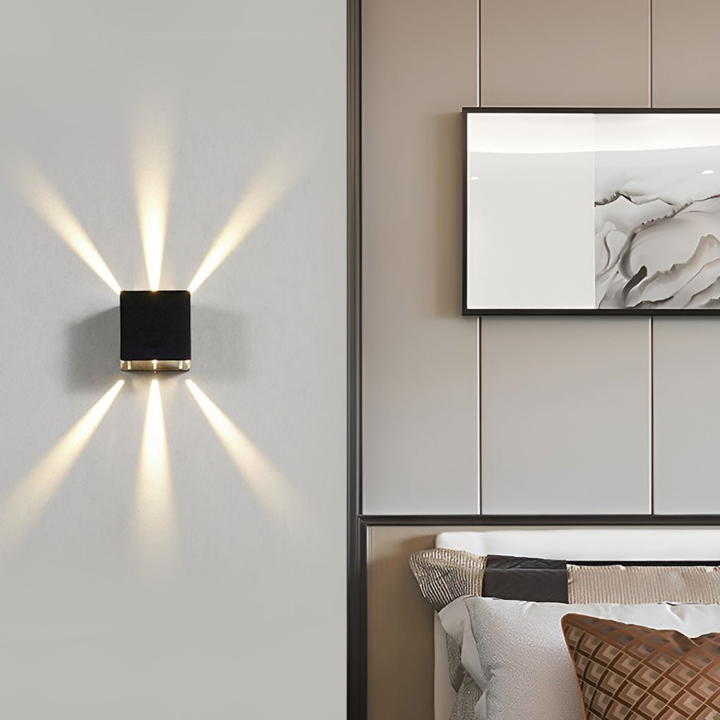 creative outdoor wall sconce lights up and down led wall lamps